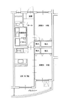 ツリーベルハイツ五番館の物件間取画像